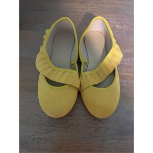 Janie and Jack mustard yellow dress shoes size 12T